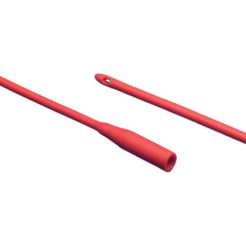 Dover™ Red Rubber Robinson Urethral Catheter, 18Fr, 14", Latex