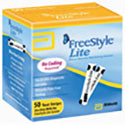 FreeStyle Lite Blood Glucose Test Strips, 50ct, Retail