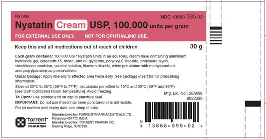 Nystatin Topical Cream 100MU 30gm Tube