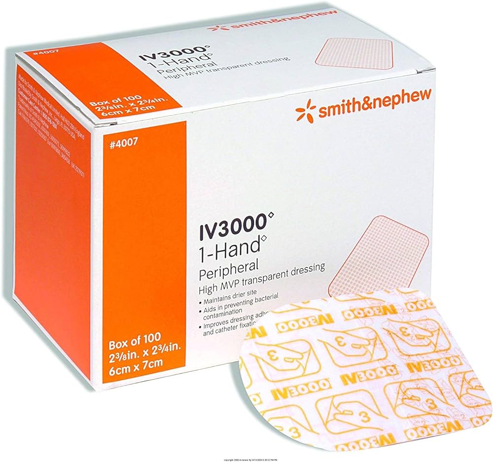Opsite™ IV3000 Transparent Adhesive Film Dressing 2 3/8