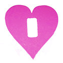 Heart Grip for Dexcom G4/G5/G6, Large, Pink