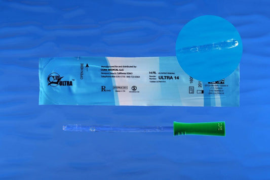 Cure Ultra™ Female Catheter with Straight Tip, 6", 14Fr     A4351