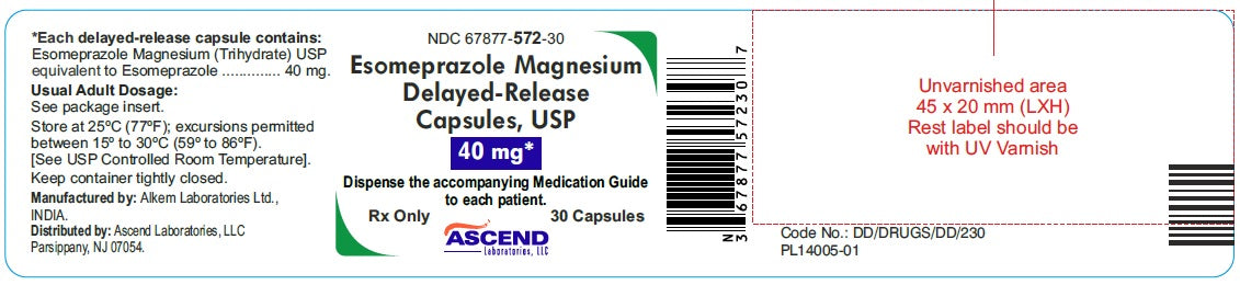 Esomeprazole Magnesium DR 40mg Capsules 30ct