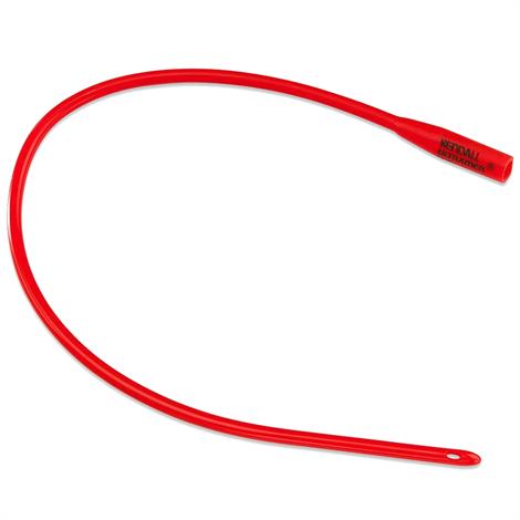Dover™ Red Rubber Urethral Catheter, 16Fr, 16"