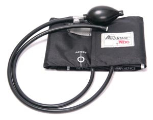 Sphygmomanometer Inflation System, Large Adult, Black