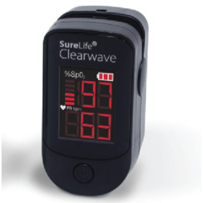 SureLife® Clearwave Pulse Oximeter Classic, Black