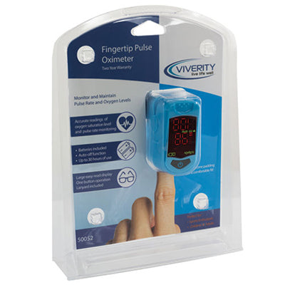 Viverity Fingertip Pulse Oximeter - OTC Approved