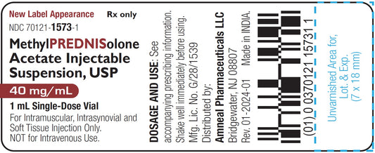 Methylprednisolone Inj. 40mg/1mL SDV (1)Vial