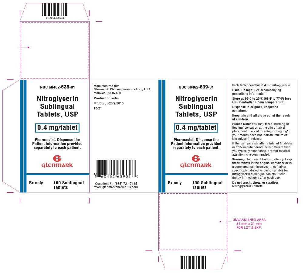 Nitroglycerin 0.4 mg SL Tablets 100ct