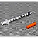 U-40 Insulin Syringe, 1 CC 29 Gauge x 1/2", 100/Box