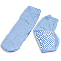 Slipper Socks, Large, Sky-Blue