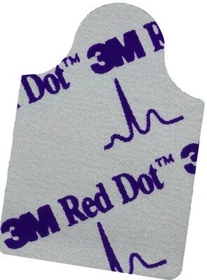 3M™ Red Dot™ Resting EKG Electrode, 1.2" x 0.8"