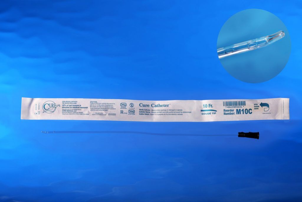 Cure Catheter® Male Catheter with Coude Tip, 16”, 10Fr A4352 – DDP Medical