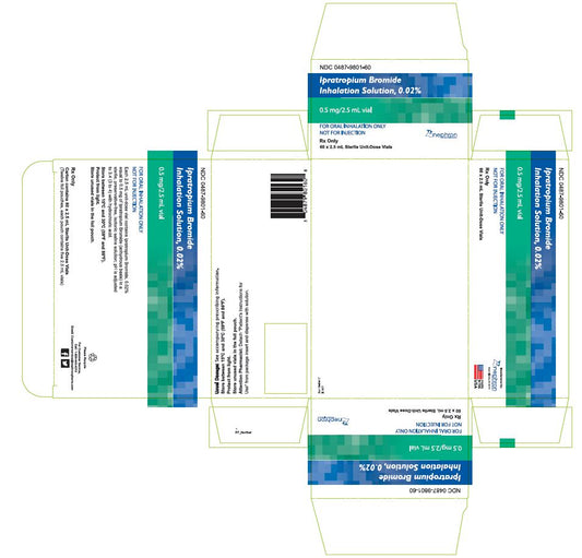 Ipratropium Bromide Inhalation Sol. 0.02% 0.5 x 2.5mL 60ct