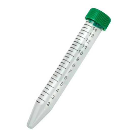 Polystyrene Centrifuge Tubes, 15mL, Green