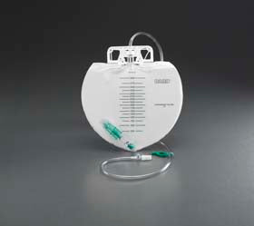 BARDs Urine Drainage Bag, Anti-Reflux Chamber
