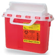 BD™ Next Generation Patient/Exam Room Sharps Collector, 5.4qt, Red