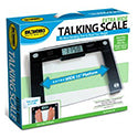 Extra Wide Talking Digital Scale with Glass Platform, 550lb Capacity