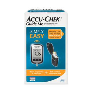 Accu-Chek® Guide Me Blood Glucose Monitoring System (Includes: Meter, Softclix Lancing Device & 10 Lancets, Carrying  Case)