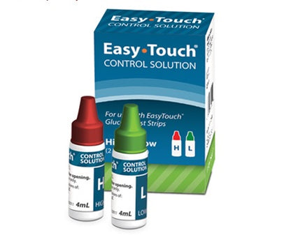 EasyTouch® Glucose Control Solution, Hi/Low 2-Pack