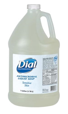 Dial® Sensitive Skin Antimicrobial Hand Soap, Gallon