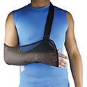 Shoulder Immobilizer w/Waist Strap, Large, 18" long, 8.75" Sling Depth