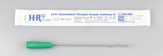 TruCath Intermittent Straight Female Catheter 14fr 6”