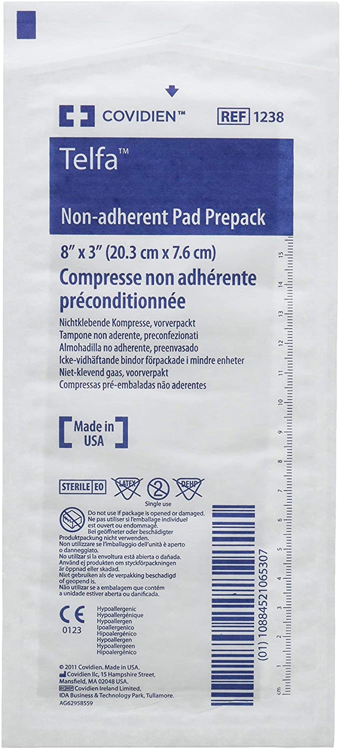 Telfa™ Non-Adherent Pad Prepack, 3" x 8"