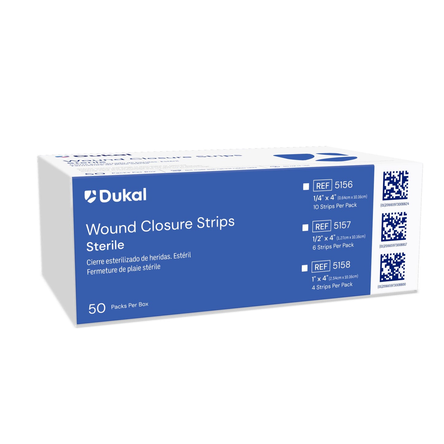 Wound Closure Strips, Sterile, 1/2” x 4”