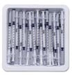 BD™ Allergist Tray w/Permanently Attached PrecisionGlide™ Needle, 1mL, 27g x ½"