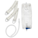 Urinary Leg Bag Combination Pack, Large, 30 oz, 5" x 11 1/8"