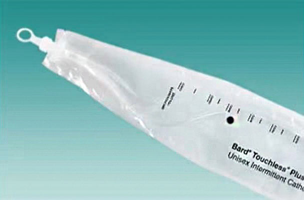 TOUCHLESS® Plus  Intermittent Coude Catheter,  Unisex, 1100cc, 16Fr