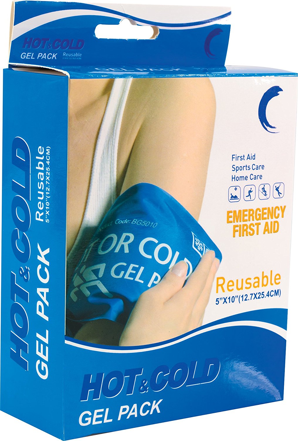 Roscoe Reusable Hot/Cold Gel Pack, 5" x 10"     L1020