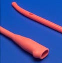 Dover™ Red Rubber Coudé Catheter with Hydrophilic Coating, 16", 16Fr