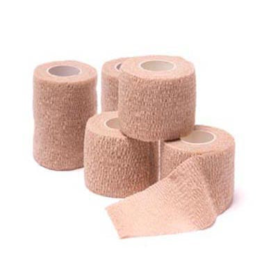 Cohesive Bandages, Tan, 2" x 5 yds