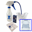 EIKITWRD Includes: EI (Elephant Ear Washer), TI (20 Single-Use Tips), BI (Basin), WB (Wall Bracket) & WRD (Ear Wax Removal Drops)