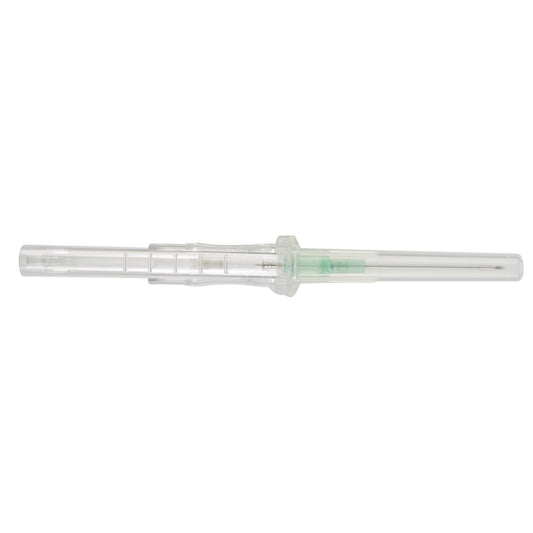 Protective Plus® IV Catheter, 18g x 1 1/4" w/Retracting Needle, Green