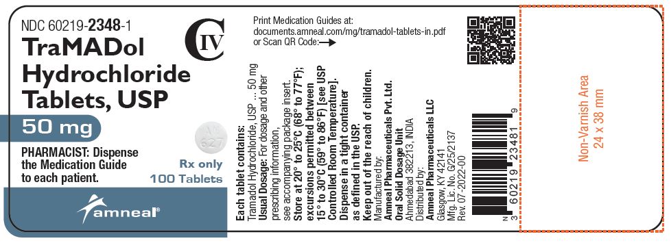 Tramadol 50mg Tablet 100ct (CIV)