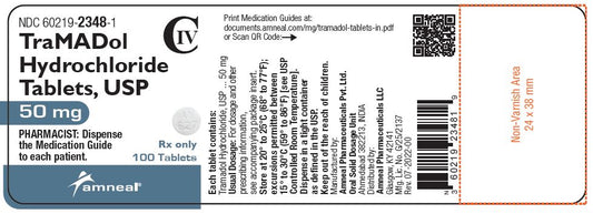 Tramadol 50mg Tablet 100ct (CIV)