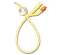 Coude Silicone-Elastomer Coated Latex Foley Catheters, 16fr