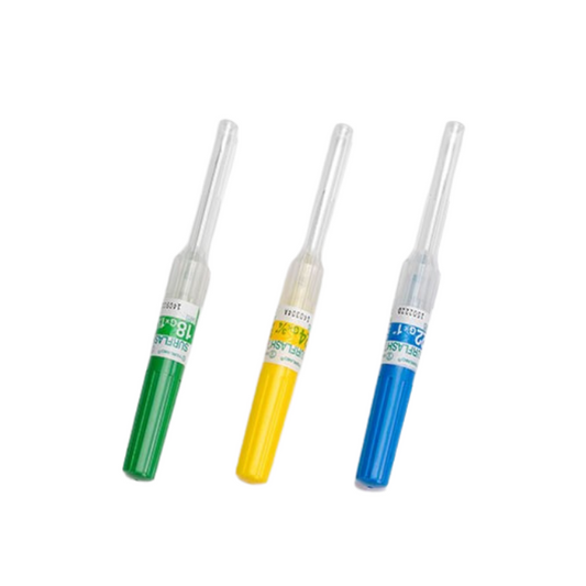 Surshield™ IV Safety Catheter, 22G x 1", Blue