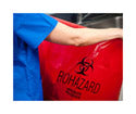 10 Gallon Bio Hazard Can Liner, Red