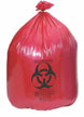 Biohazard Can Liners, 24" x 24", 10 gal, 1.2 mil