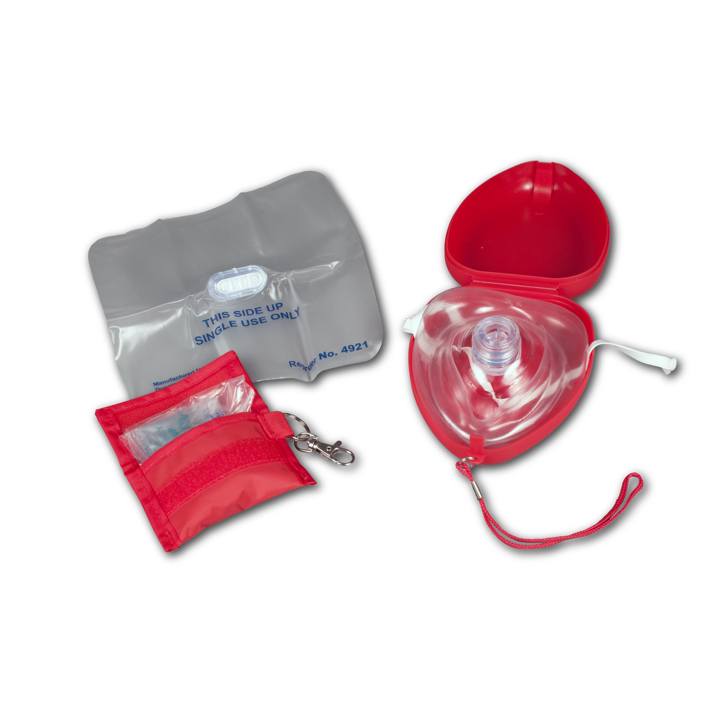 CPR Face Shield with One-Way Valve