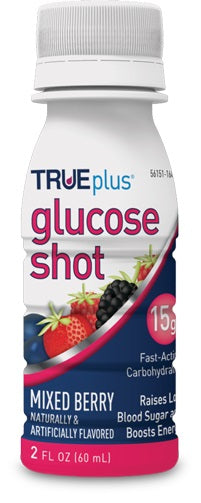 TRUEplus® Glucose Shot, Mixed Berry