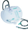 BARDs Urine Drainage Bag, Anti-Reflux Chamber