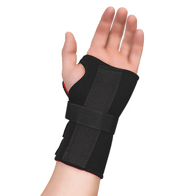 Thermoskin® Carpal Tunnel Brace with Dorsal Stay, Black, S, Right