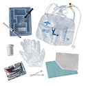 Coated Latex Closed System 16Fr Foley  Catheter Tray, 10ml Bag
