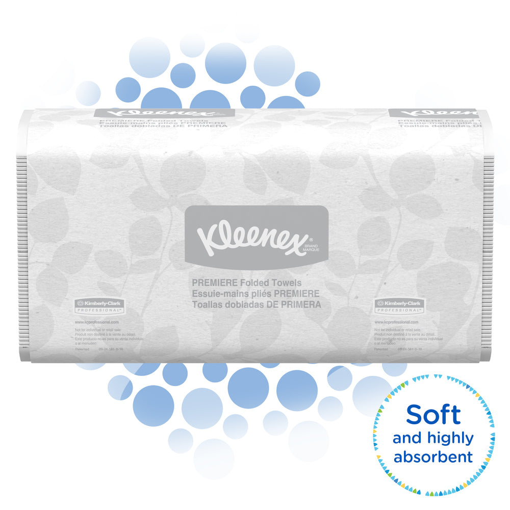 Kleenex® ScottFold Multi-Fold Towels, 8.1" x 12.4", White