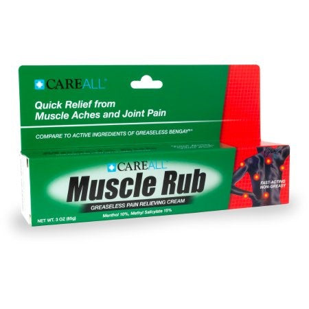 New World Imports Muscle Rub, 3oz, 10% Menthol, 15% Methyl Salicylate